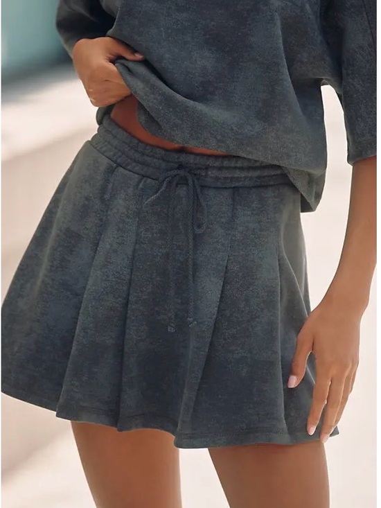 Anthropologie Dresses & Skirts - Anthropologie Daily Practice Pull-On Washed Mini Skirt Size XS